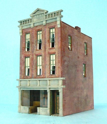 Another picture of HO Scale Building Facade No. 1 DPM 
							Conversion Kit Parts
