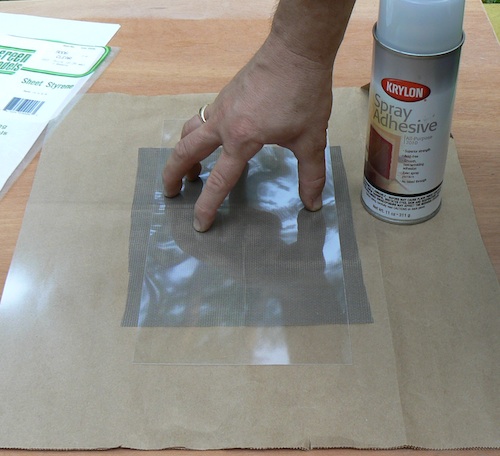 Photograph of smoothing styrene